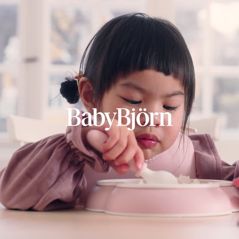 【BabyBjörn】成长软胶防细屑围兜2入组-大+小-4色选择 - 儿童餐具/餐盘 - 塑料 多色