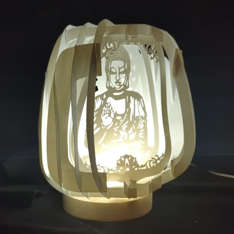菩萨的保佑 纸雕灯 - 木工/竹艺/纸艺 - 纸 白色