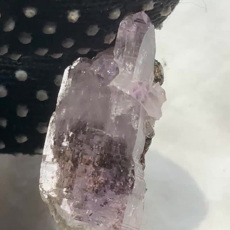 墨西哥 Veracruz Vera Cruz 小簇 克鲁兹 原石 矿标 紫晶 摆设 - 摆饰 - 水晶 紫色