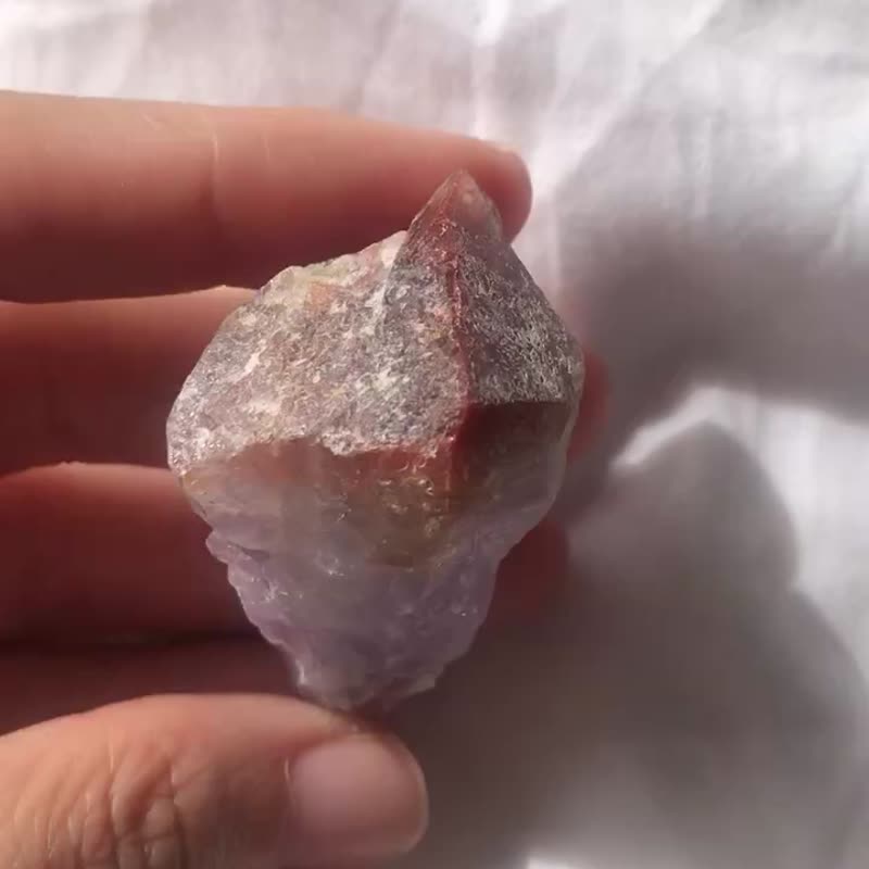 极光23 原石 城堡 骨干水晶 摆件 天然原石 水晶原矿 - 摆饰 - 水晶 紫色