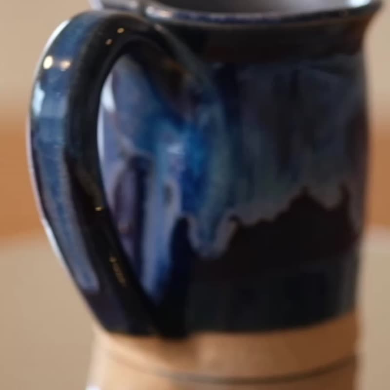 Mug - 咖啡杯/马克杯 - 陶 蓝色