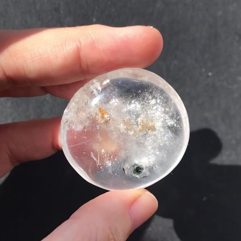 巴西矿物云母幽灵水晶 星河 原石 水晶 摆设 phantom quartz - 其他 - 水晶 透明