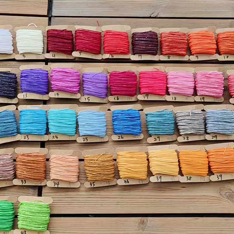 【定制选项】可戴着洗澡的泰国蚕丝蜡线越洗越亮越香的调整式绳链 - 手链/手环 - 丝．绢 多色