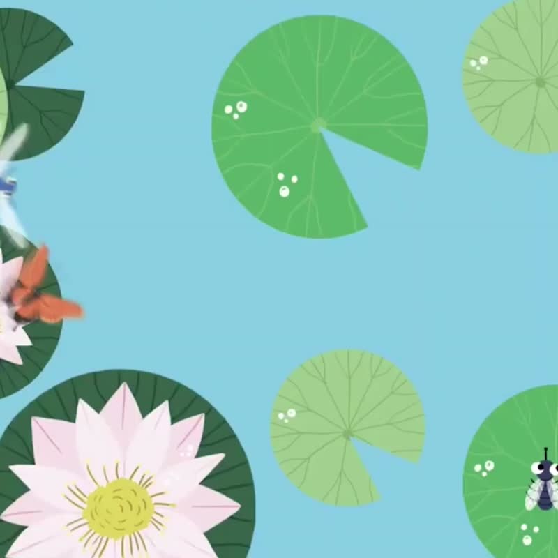 【法国Janod】趣味桌游-摇摆荷叶(新款) - 桌游/玩具 - 木头 