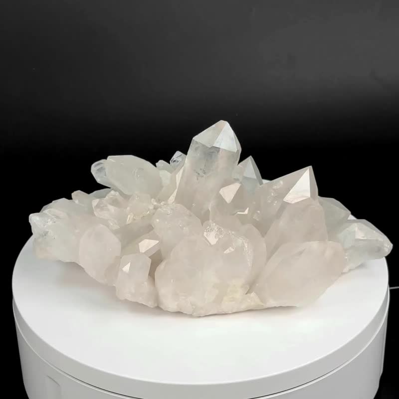 白晶簇  041223 - 摆饰 - 水晶 白色