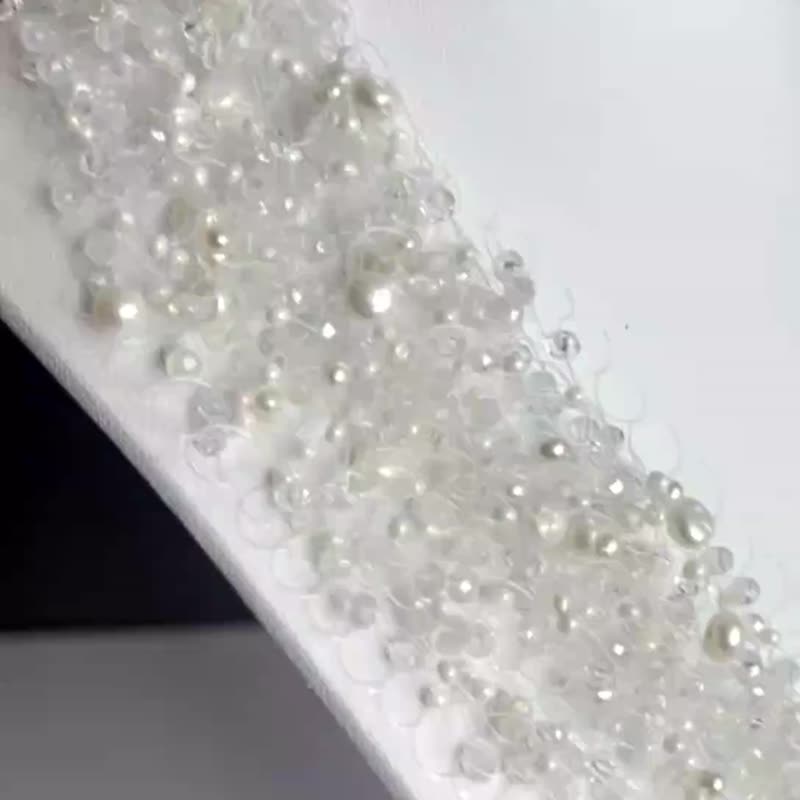 天然珍珠婚礼项链。献给妳的颈链 - 项链 - 半宝石 白色