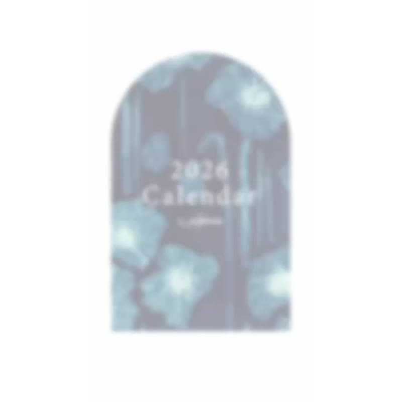 2026虎子花蓝晒月历-所得捐助0923灾后重建基金 - 年历/台历 - 纸 