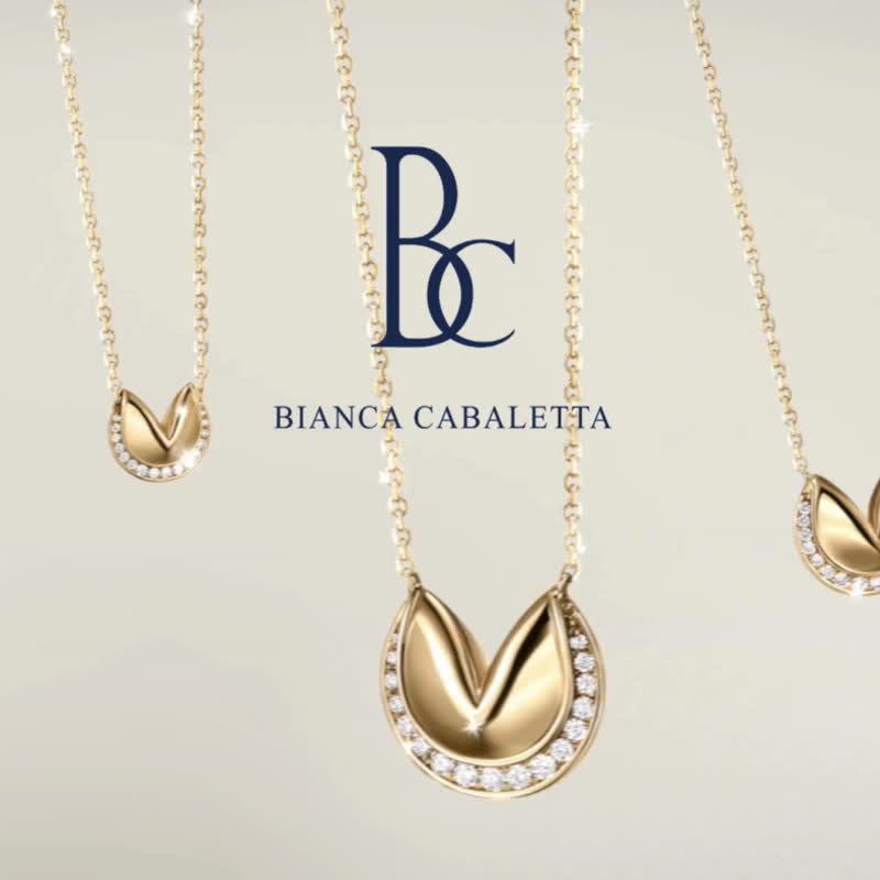 Lucky Smile 幸运微笑 - Leende - 项链 - 贵金属 金色