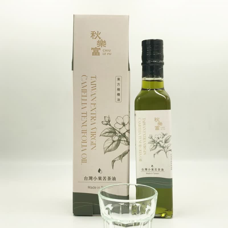 秋乐富 100%台湾小果苦茶油 250ml - 酱料/调味料 - 玻璃 