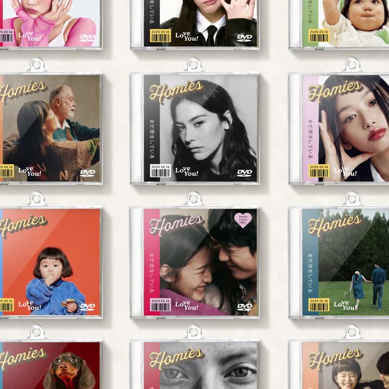 迷你人生专辑NFC 钥匙扣 - 钥匙链/钥匙包 - 塑料 多色