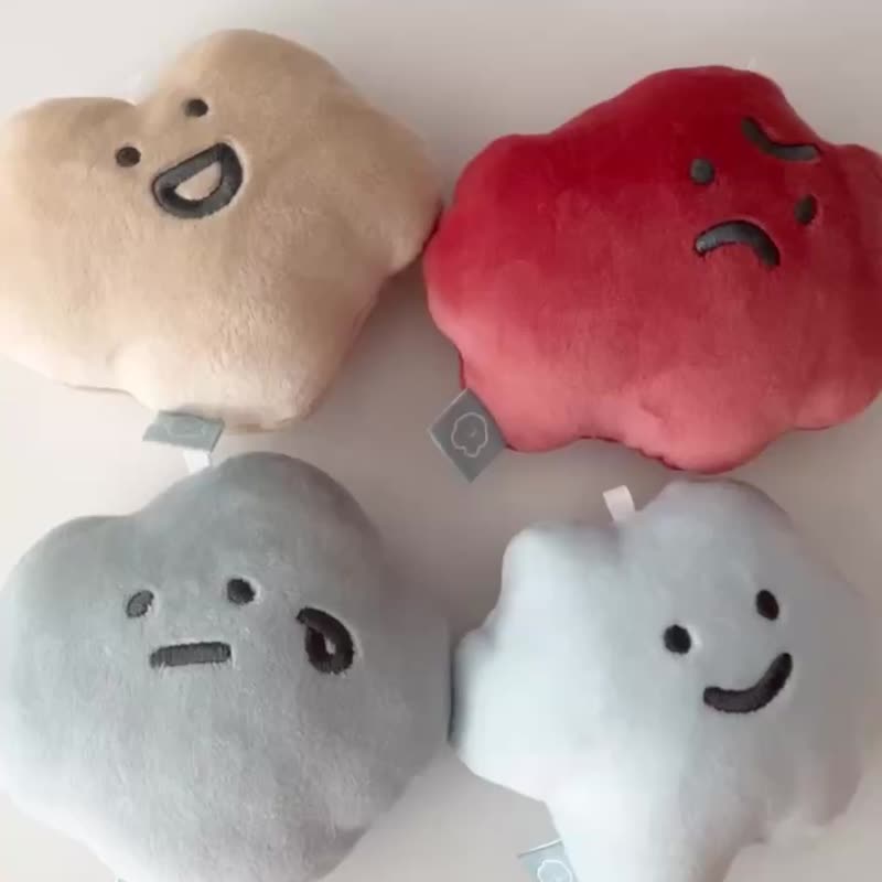 喜怒哀乐 纾压小娃娃 吊饰 - 玩偶/公仔 - 其他材质 多色