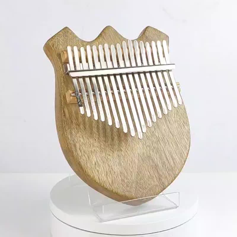 造型黄肉楠木拇指琴/ 17音单板拇指琴 /KALIMBA - 吉他/乐器 - 木头 金色