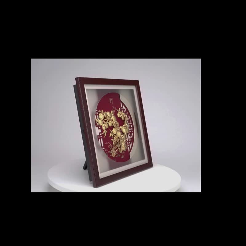 桃李满门│教育界与医学界的理想赠礼│毕业礼物 - 海报/装饰画/版画 - 24k 金 金色
