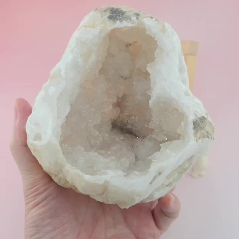 北极熊有座山///摩洛哥天然晶洞//黑碧玺共生 - 其他 - 水晶 