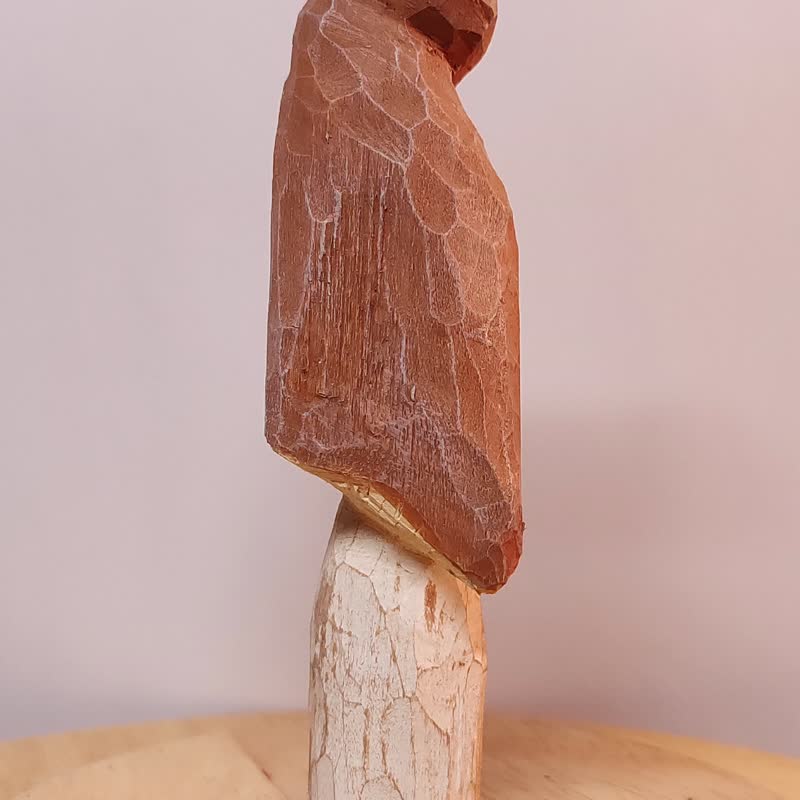 Wood Carving - Mushroom 02 - 摆饰 - 木头 
