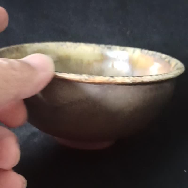 柴烧青瓷釉茶碗 - 茶具/茶杯 - 陶 多色