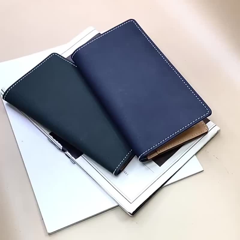 真皮护照长夹-两款 护照套 护照夹 可加购烫金/压印 - 护照夹/护照套 - 真皮 