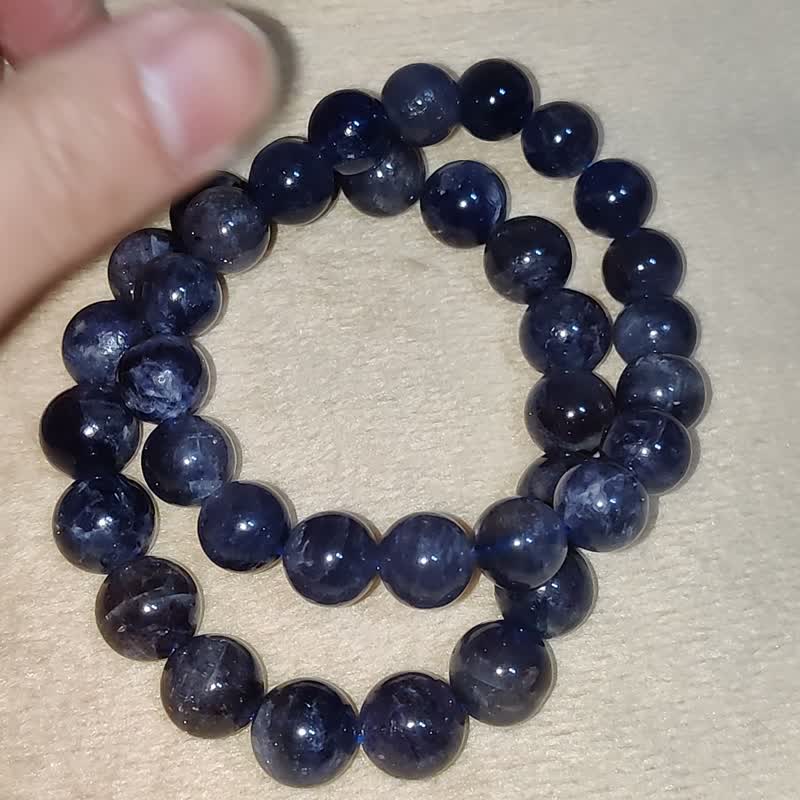 【订制品】血滴堇青石 Lolite 手串 手链 天然水晶 6-12mm - 手链/手环 - 水晶 