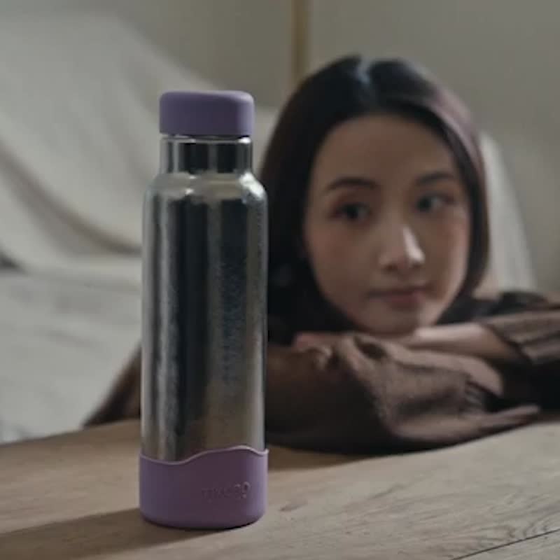 【赠备品】纯钛保温瓶 700ml 赠粗吸管 吸管杯/咖啡杯/礼物 - 保温瓶/保温杯 - 其他金属 银色