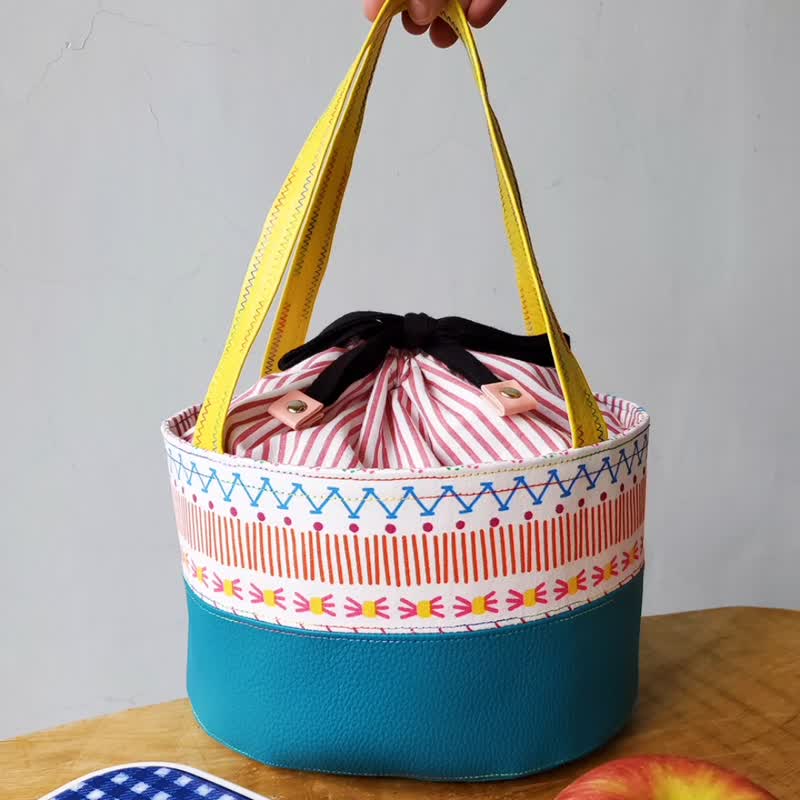 免水洗餐袋 保温保冷餐袋 保温袋 便当袋 野餐袋 环保袋 涂鸦 - 便当盒/饭盒 - 防水材质 多色