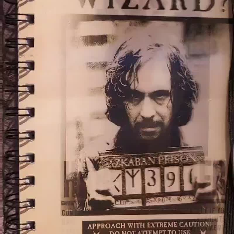 【利波特】波特/天狼星通缉令 3D封面笔记本 Harry Potter - 笔记本/手帐 - 其他材质 卡其色