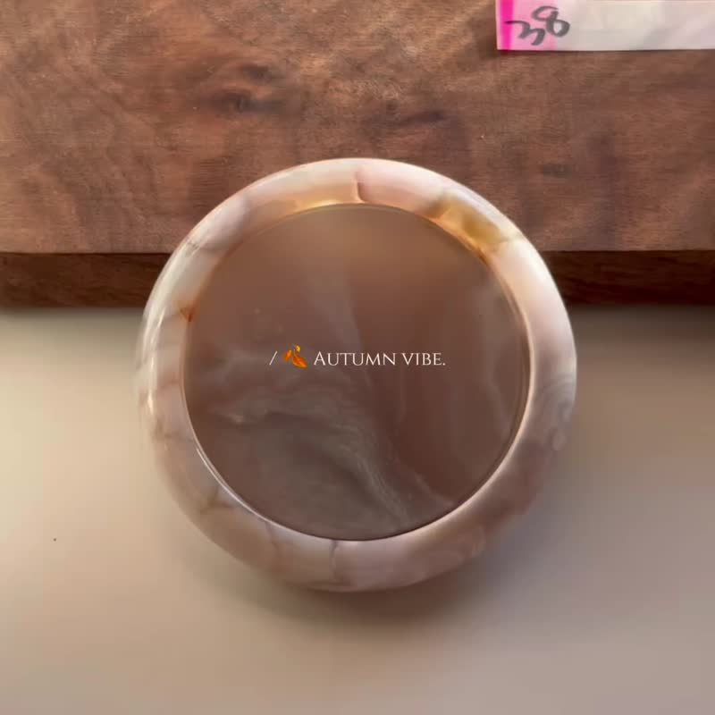 满树烂漫丨樱花玛瑙手镯丨水晶灵气能量喷雾丨弥雅原创设计BC38 - 手链/手环 - 水晶 粉红色