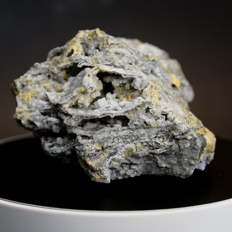 灵气符文白萤石・能量净化・灵性守护 - 摆饰 - 水晶 白色