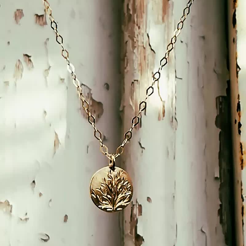 Popular 18k gold handmade necklace coin for men - 项链 - 贵金属 金色