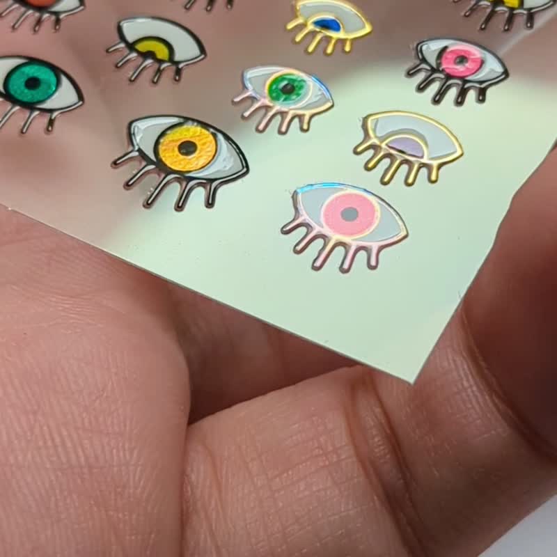 【专业用】美甲贴纸 3D Art 魅力银河【韩国制】 - 指甲油/指甲贴 - 纸 金色