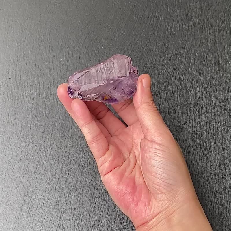 能量摆件-天然冰透体紫骸骨水晶 净化治愈 加速完成愿望 快速出货 - 摆饰 - 水晶 紫色