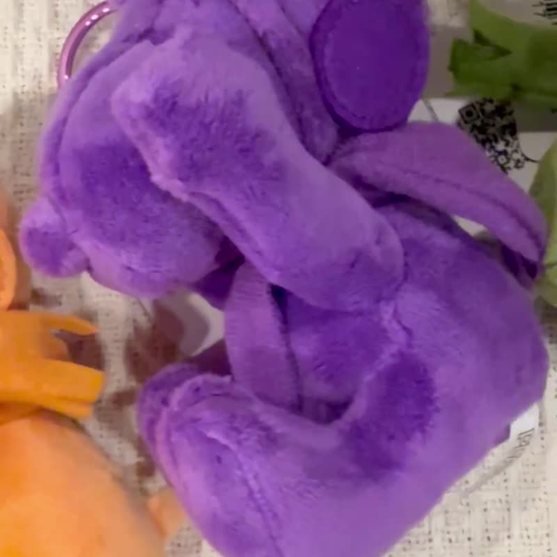 Snoopy马卡龙色史奴比钥匙圈吊饰-橘 - 钥匙链/钥匙包 - 聚酯纤维 橘色