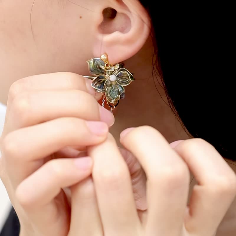 【小画家捧花】造花液  树脂 手作体验课程  一人即开 - 金工/饰品 - 树脂 