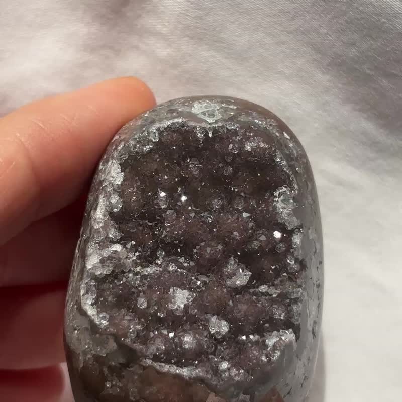 乌拉圭 高质红软糖 朵朵晶花球 紫水晶 紫晶簇 紫晶花 彩晶簇 - 摆饰 - 水晶 紫色