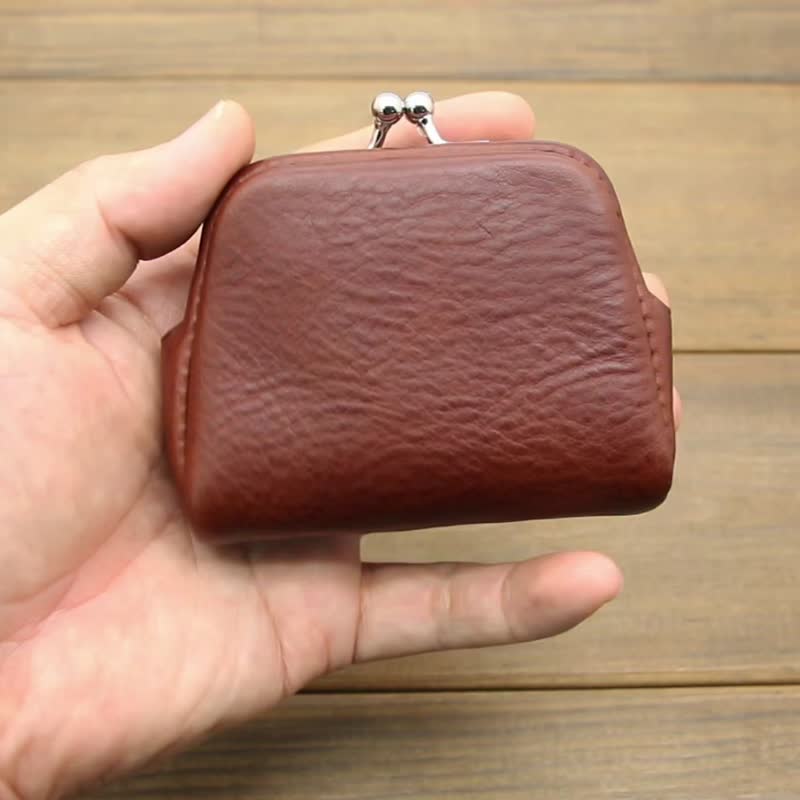 原创手工迷你口金零钱包 口红包 钥匙包 真皮小口金包 - 零钱包 - 真皮 