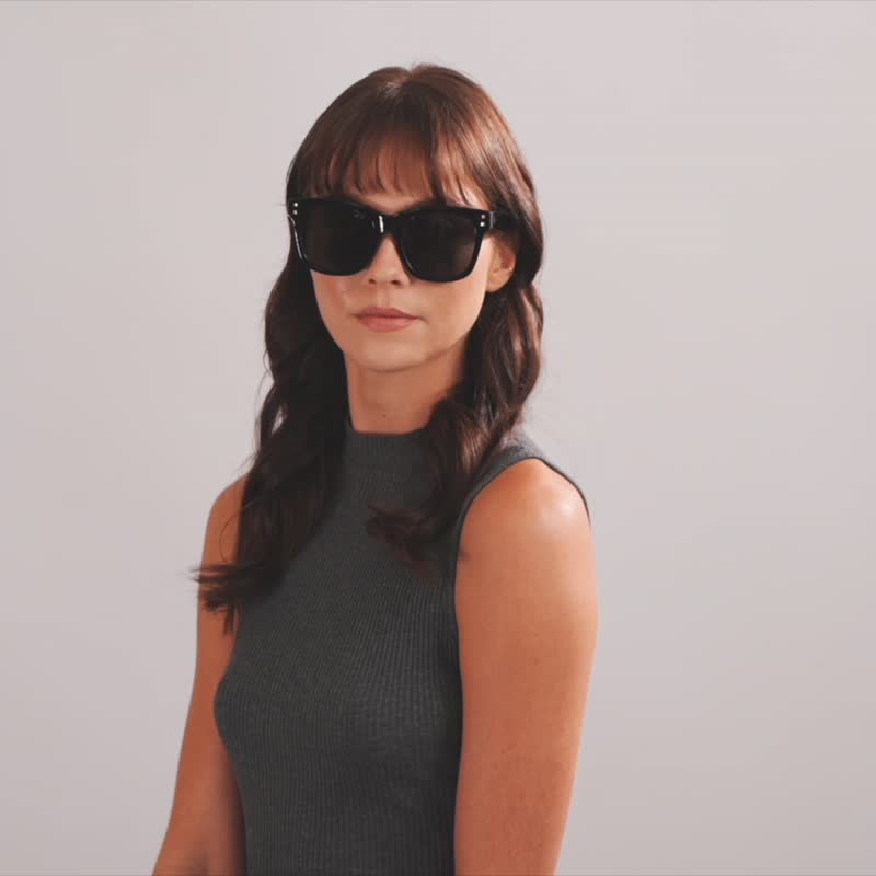 Dora 黑 C01 - 墨镜 - 树脂 黑色