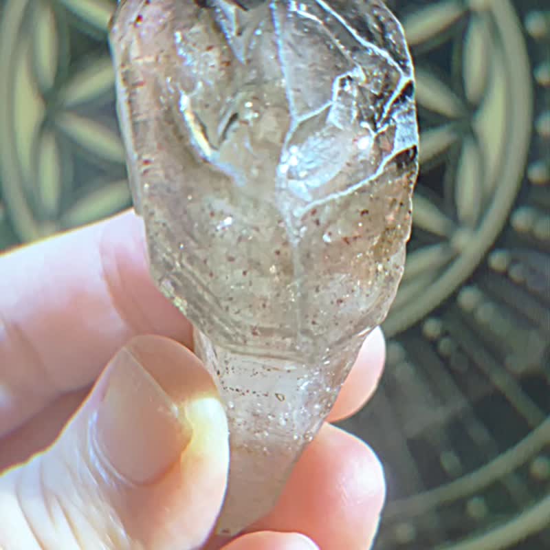 253 莫桑比克黑紫超七权杖骸骨水晶 - 摆饰 - 水晶 