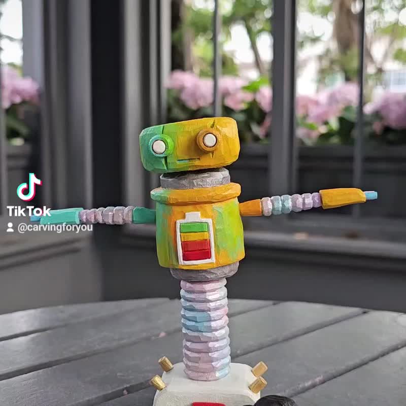 Robotics Scarecrow - 玩偶/公仔 - 木头 