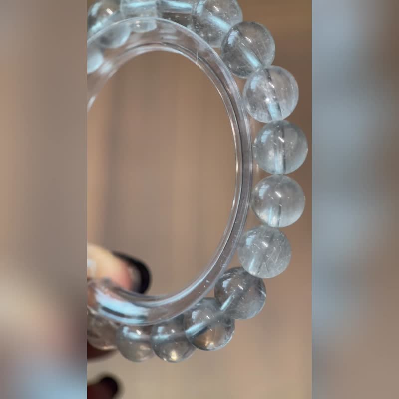 冰糖白兔毛 手串手链 招财 缓解压力焦虑 - 手链/手环 - 水晶 
