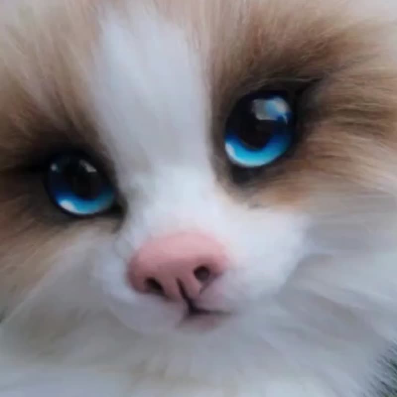 Airy sunglow 狐狸公仔手工玩具艺术品配件 - 玩偶/公仔 - 其他材质 白色