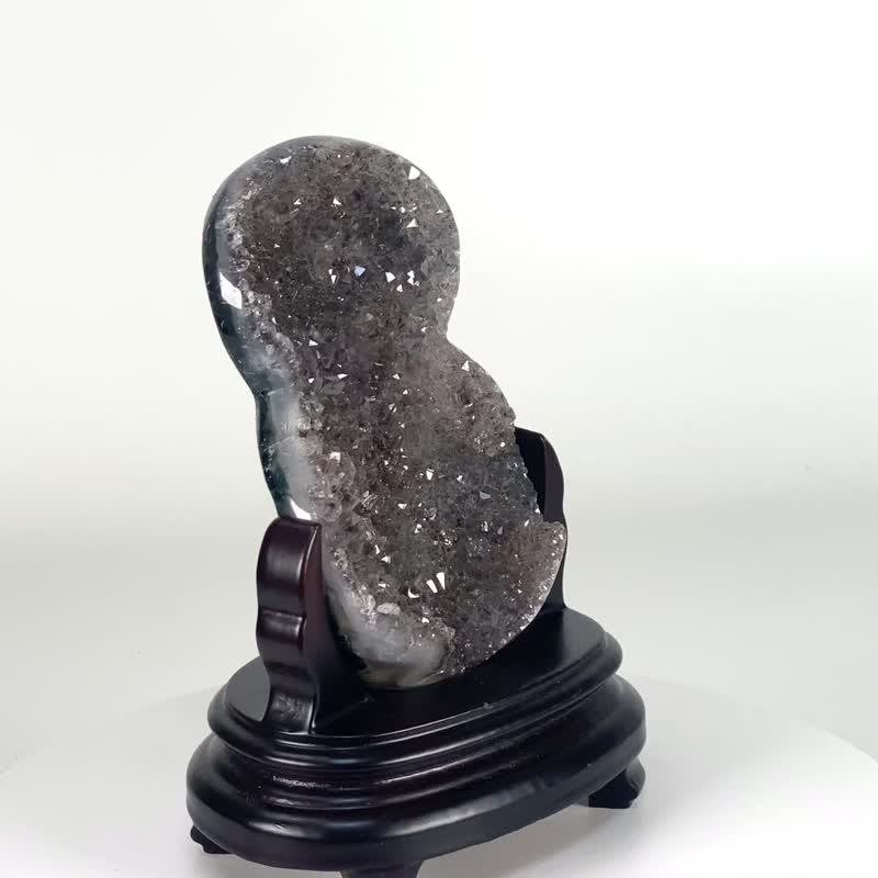 巴西紫晶花生 210319 - 摆饰 - 水晶 紫色