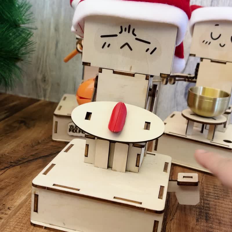 【DIY手作礼物】掷筊问事官 -  圣诞礼物 办公室疗愈小物 定制化 - 木工/竹艺/纸艺 - 木头 红色
