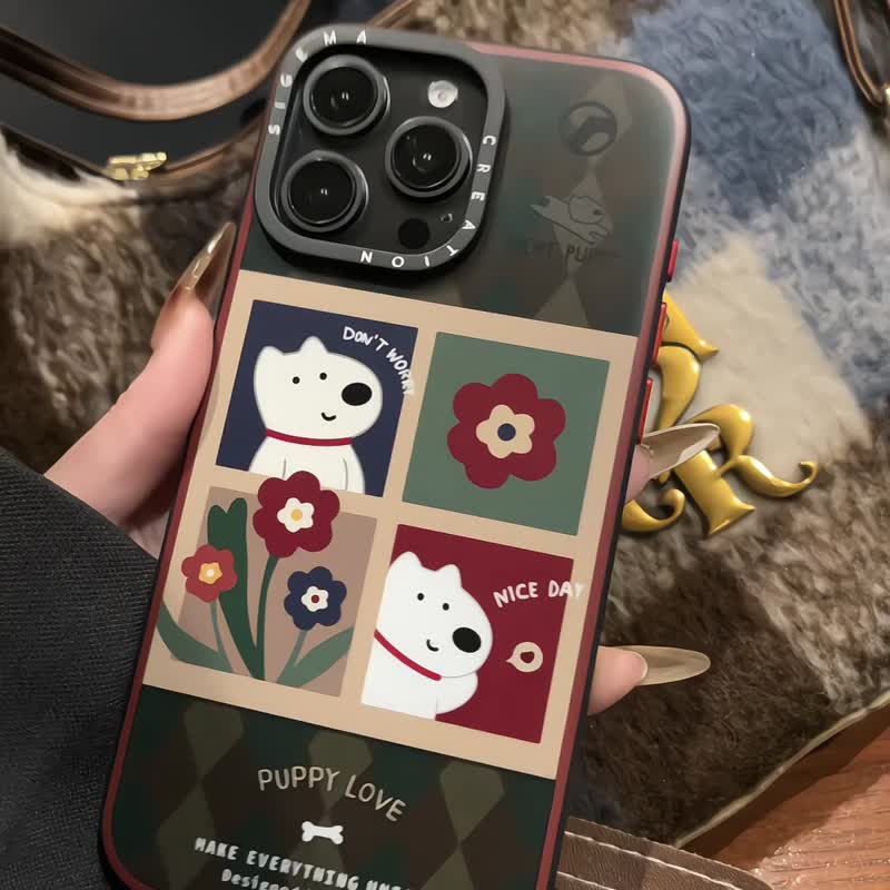 【隐藏式磁吸】Shirley铝合金按键全磨砂防摔防刮iPhone16p-16pm - 手机壳/手机套 - 塑料 多色