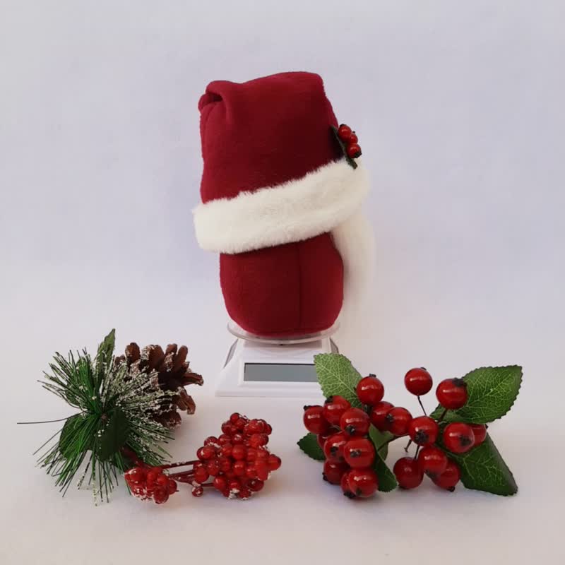 Christmas Santa Gnome Christmas Decorations for Home Décor Farmhouse Gnome Shelf - 玩偶/公仔 - 其他材质 红色