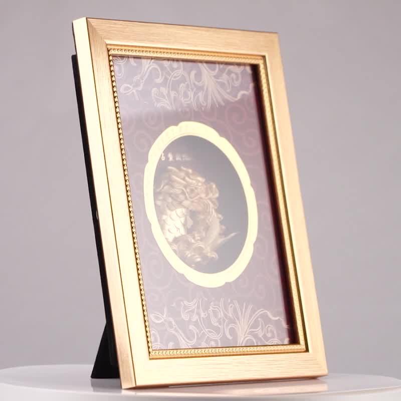 独占鳌头│开业开市│新居落成│升迁荣调祝贺礼品│圣诞礼物 - 画框/相框 - 24k 金 金色