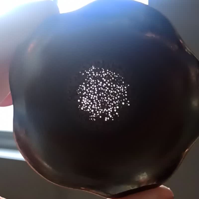 柴烧茶叶滤杯自然落灰火痕金银彩莺歌职人精心手作 - 茶具/茶杯 - 陶 多色