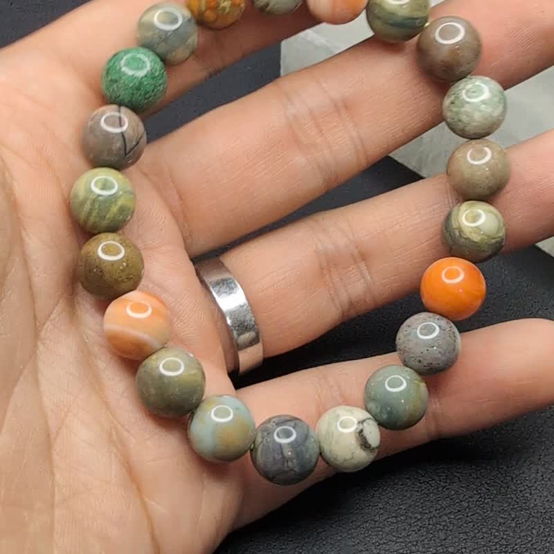 【订制品】阿拉善 玛瑙 Agate 8-11mm手串 手链 天然水晶 - 手链/手环 - 水晶 