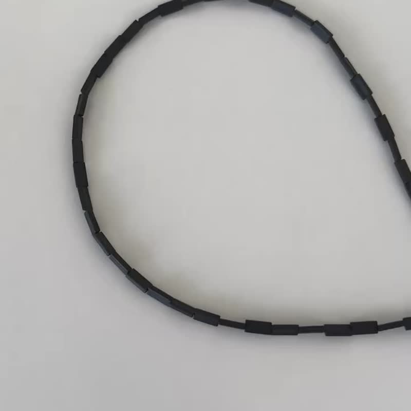 - Flat 雾黑 - 眼镜链 / 口罩链 / 耳机链 / Airpods 链 - 口罩 - 玻璃 黑色