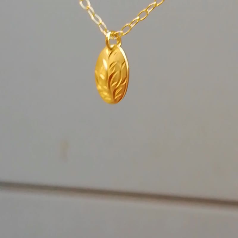 K18 Gold Necklace Round for Men Adult Casual Recommended for fashionable men Gold Necklace - 项链 - 贵金属 金色