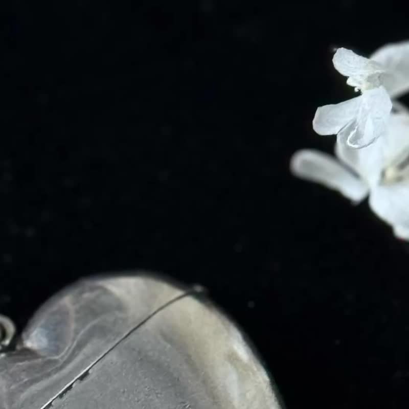 * 50903-绝美百年 925 纯银心型火柴盒 - 收纳用品 - 纯银 