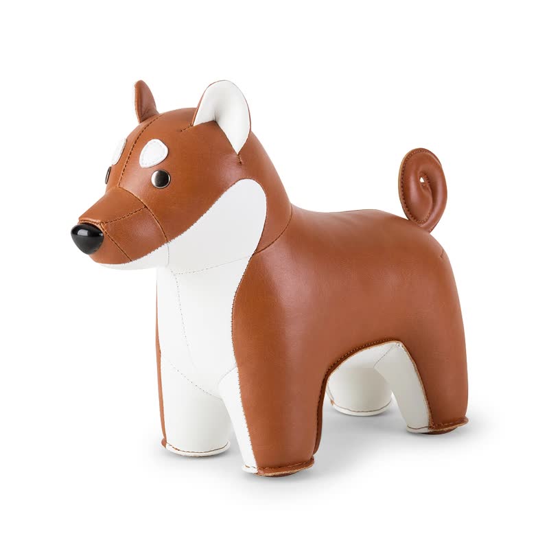 【书挡】柴犬 Shiba 皮革摆饰 | 招 (柴) 财来富 开运开业 送礼首选 - 摆饰 - 人造皮革 多色
